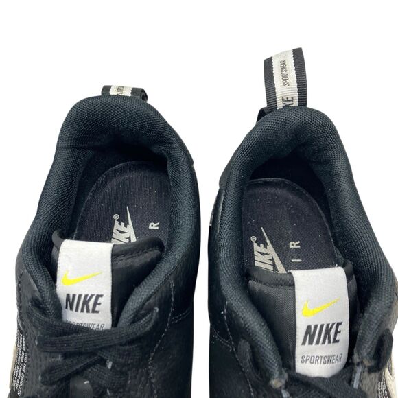 Nike Sneakers Mens 10 Black Air Force 1 Overbranding‎ Streetwear AJ7747-001 main image 9